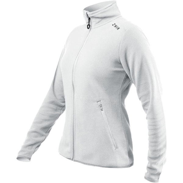 2025 Zhik Frauen Polartec Zip Fleece JKT-0032-W-PLT - Platinum